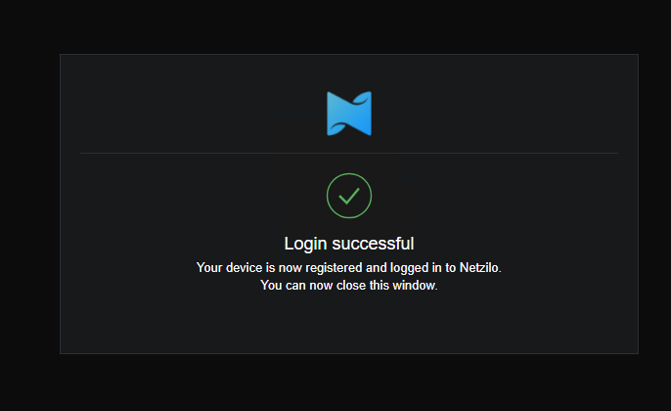 login-to-netzilo