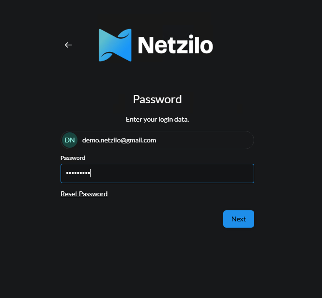 login-to-netzilo